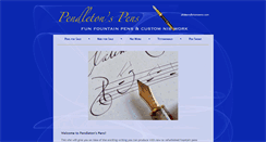 Desktop Screenshot of pendletonspens.com