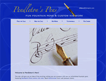 Tablet Screenshot of pendletonspens.com